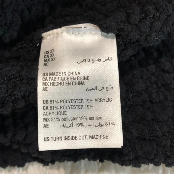 STYLE & CO. Black Teddy Bear Sweater - Picture 8 of 8